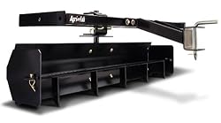 Agri-Fab 45-0265 Ground-Engaging Attachment Sleeve Hitch Scraper Box, Black