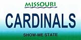 Missouri State Background License Plate