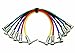 Kirlin Cable IP6-243PN-01 - 1 Foot - Right Angle 1/4-Inch Plugs Colored Patch Cable