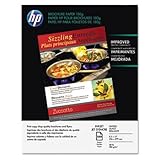 New-HP Q1987A - Inkjet Brochure/Flyer Paper, 98 Brightness, 48lb, 8-1/2 x 1 ....
