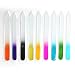 Premium Manicure Crystal Glass Nail File By Cheeky- Ladies Night Set of 9 Quality Nail Files.