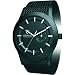 Obaku bu Ingersoll gents black dial stainless steel bracelet watch
