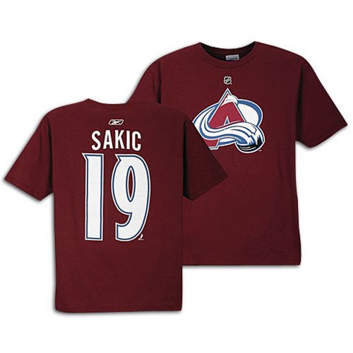 Buy Avalanche - Reebok Mens NHL Player Tee - Sakic, Joe