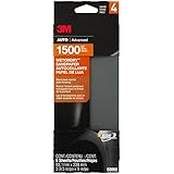 3M 03002 Imperial Wetordry 3-2/3" x 9" 1500 Grit Automotive Sandpaper