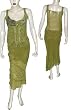 Skirt Top Set Georgette Embroidery Womens Casual Sundresses Size P (skts077)