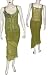 Skirt Top Set Georgette Embroidery Womens Casual Sundresses Size P (skts077)