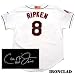 Cal Ripken Jr. Autographed/Hand Signed Baltimore Orioles Baseball Jersey with Farewell Patch with HO