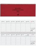 Produkt-Bild: Glocken Querkalender 29,7x10cm 1 Woche auf 1 Seite rot Kalendarium 2012