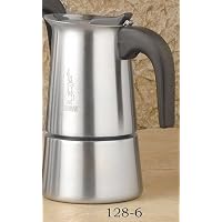 Musa Stainless Steel Stove top espresso maker, 6-cup