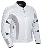 Tourmaster Cortech LRX Series 2 Womens Motorcycle Jacket White XS
