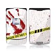 Crime Scene Revisited Design Protective Skin Decal Sticker for Motorola RAZR V3/ V3i/ V3c/ V3m/ V3r/ V3t Cell Phones