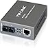 TP-LINK  MC210CS Gigabit Media Converter, 1000Mbps RJ45 to 1000M single-mode SC fiber, up to 15Km/9miles, chassis mountable