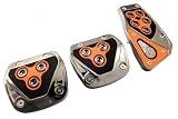 Pedal Kit Triglobe Orange 3 pc