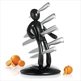 THE EX Kitchen Knife Set by Raffaele Iannello, Black