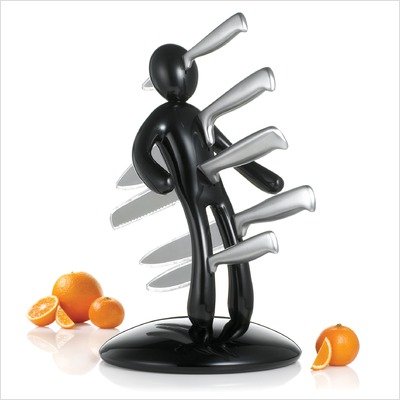 Christmas THE EX Kitchen Knife Set by Raffaele Iannello, Black Deals
