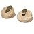 Jasper Cufflinks 03 Stone Spotted Pink Fashion Donut Silver Tab Brass Rock Crystal Healing