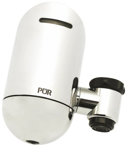PUR FM-3700 3 Stage Vertical Faucet Mount with Filter Chrome