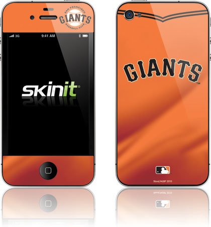 Skinit San Francisco Giants Alternate/Away Jersey Vinyl Skin for Apple iPhone 4 / 4S