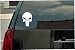 All Products : Punisher Logo Vinyl Decal - White Window Sticker