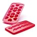 Orka A00023 Ice Cube Tray, Hearts, Raspberry