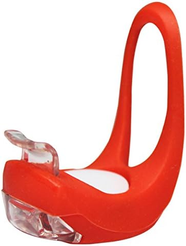 New Silicone LED Bike Red Light Bicycle Front Rear Wheel Flash Strobe Lamp