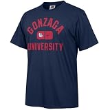 Nike Gonzaga Bulldogs Navy Blue College Athletic T-shirt