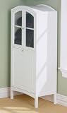 Arch Top Hamper Cabinet - White by Southern Enterprises Inc.