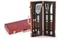 Superior Stainless Steel BBQ Set with Rosewood Finish Case