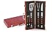 Superior Stainless Steel BBQ Set with Rosewood Finish Case