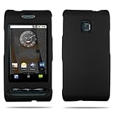Black Rubberized Protector Case for LG GT540