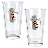 USC Trojans NCAA 2pc Pint Ale Glass Set