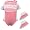 Nike Illinois Fighting Illini White & Pink Infant 3-piece Creeper Set