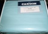 CANNON FLANNEL SHEET SET KING BLUE
