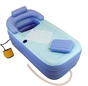 Amazon.com - Inflatable Bath Tub Adult - Bathtub Upgraded Pump X-long ...