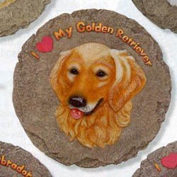 Golden Retriever Stepping Stone