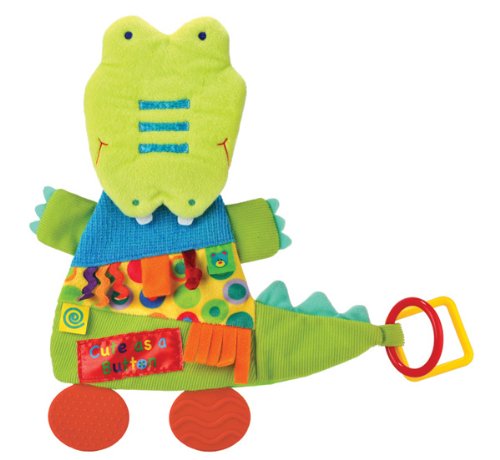 Kids Preferred Label Loveys Teether Blanket Cute as a Button Alligator Kids Preferred Label Loveys Teether Blanket Cute as a Button Alligator