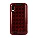 Plaid TPU Soft-gel Skin Case Cover for Motorola Atrix 4G Android phone AT&T Bonus MiniSuit LCD screen cleaner keychain-Red