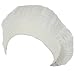 New Light Crochet knit Vented Beret tam slouch beanie hat cap, Ivory White