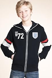 Cotton Rich Official England FA Hooded Sweatshirt
