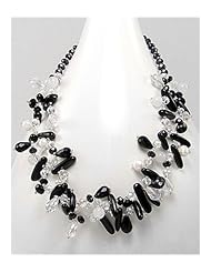 Semi GemStone Beads Necklace In Zinc