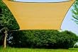 Idirectmart Square Sun Shade Sail 18 Feet - Sand Color
