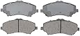 ACDelco 17D1273CH Professional Ceramic Front Disc Brake Pad Set