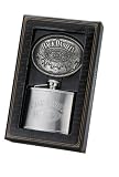 Jack Daniel s Flask/Buckle Gift Set