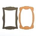 Set of 2 Frames - Borwn/Orange (3x5")