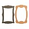 Set of 2 Frames - Borwn/Orange (3x5")