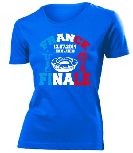 FRANKREICH FAN SHIRT – RIO DE JANEIRO FINALE 13.07.2014 3353(F-B) Gr. S