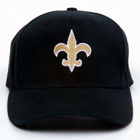 NFL New Orleans Saints Fiber Optic Adjustable Hat
