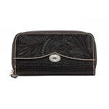 American West Rodeo Ranch Collection Ladies Zip Around Wallet by American West