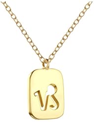 Marie Todd 18K Gold Vermeil Capricorn Necklace