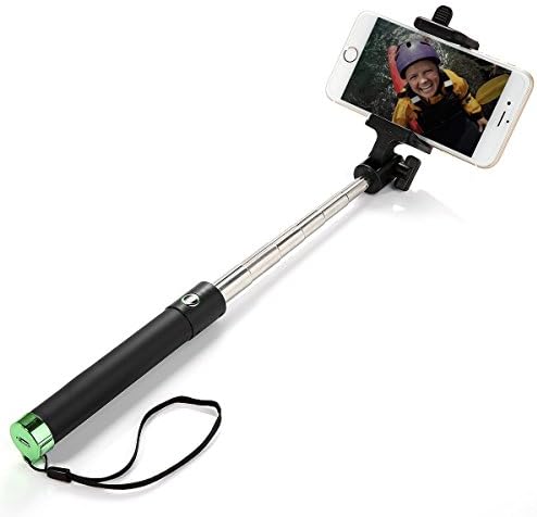 Selfie Stick,Portable Pocket-Size U-shape Self-portrait Monopod All-in-one Selfie Stick with built-in Bluetooth Remote Shutter